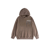 Amiri washed hoodie colorful ink splash paint mother printing