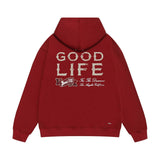 Amiri hoodie with distressed text printing
