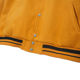 Rhude Jacket Embroidery Letter Lightning Color Matching Baseball Uniform