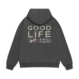Amiri hoodie with distressed text printing