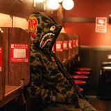 Bathing Ape Hoodie Joint Shark Sweater Hooded Zip Jacket