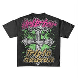Street Unisex T-shirt Hip Hop Street Creative Design T-shirt