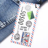 Mens Fashion Jeans Blue and black color scheme 3538#