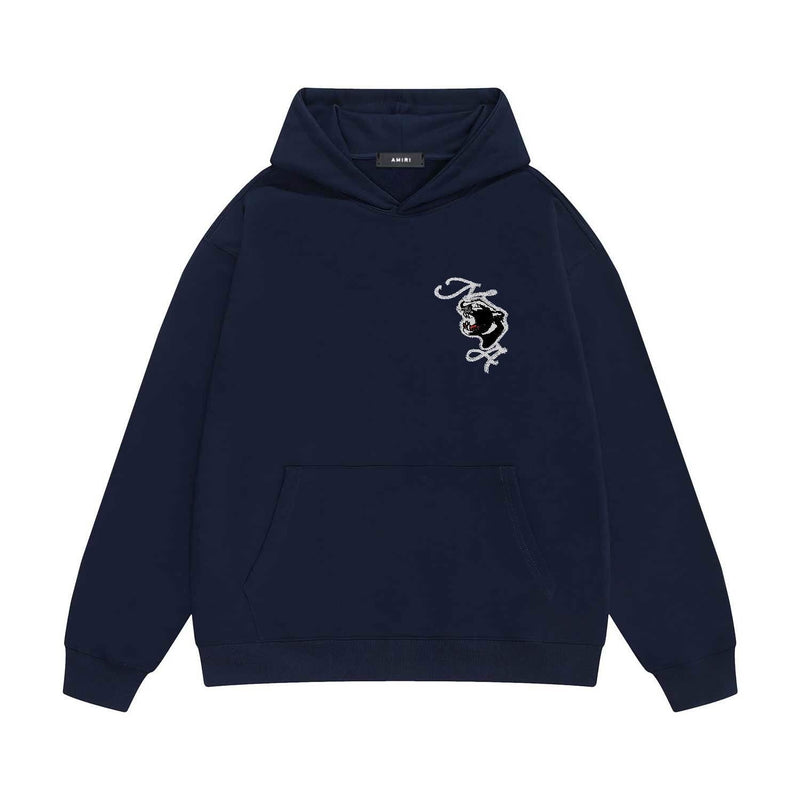 Amiri hoodie black panther print