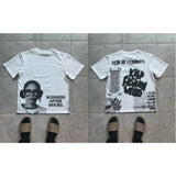 Street Unisex T-shirt Loose Casual Gothic