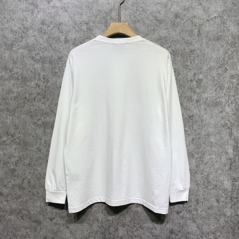 Amiri long sleeve shirts needlework letterprinting
