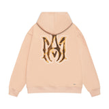 Amiri hoodie splash paint skeleton print