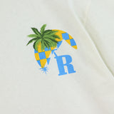 Rhude T Shirt Sunset Coconut Racing Printed Short Sleeve T-Shirt