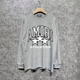 Amiri long sleeve shirts stroke five-pointed star printing