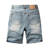 purple brand denim shorts