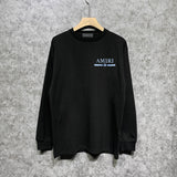 Amiri long sleeve shirts crayon horizontal strip printing