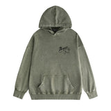 Amiri washed hoodie bowling distressed print