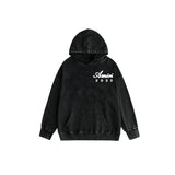 Amiri washed hoodie giant rabbit letterprinting
