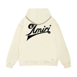 Amiri hoodie slanted letter printing