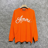 Amiri long sleeve shirts snake letterprinting