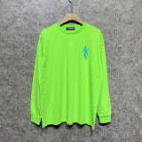 Amiri long sleeve shirts vertical small overlapping letterprinting