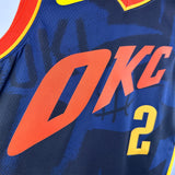 NBA Jerseys 24 season, Thunder, City 2, Alexandria