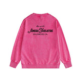 Amiri washed sweatshirt strange letter print washed old