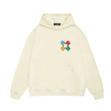 Amiri hoodie color block simple logo set print