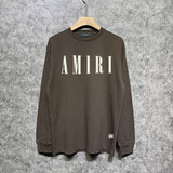 Amiri long sleeve shirts classic letter spider print