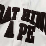 Bathing Ape T Shir Embroidered Baseball Shirt Short Sleeve Shirt