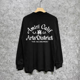 Amiri long sleeve shirts la limited art word printing