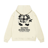 Amiri hoodie note fan print
