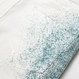Mens Fashion Jeans Blue ink splash 1321#