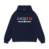 Amiri hoodie red font printing