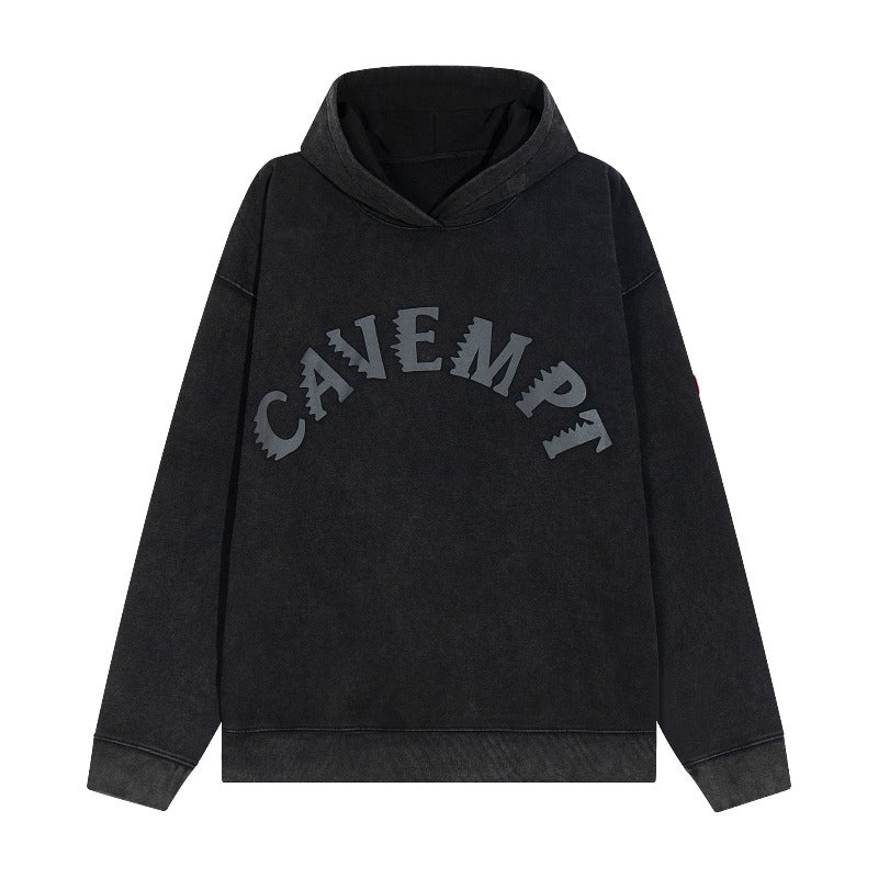 C.e hoodie spring and autumn c.e snowflake retro foam hooded sweatshirt