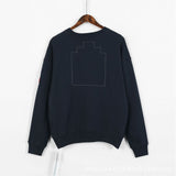 C.e sweatshirt c.e ss overdye emb frame crew neck washed embroider sweatshirt
