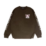 Amiri long sleeve shirts flying eagle medal printing