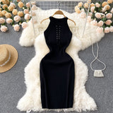 Women Dresses Temperament Leisure Knitted Dress