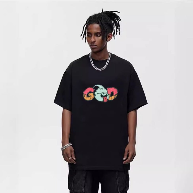 Drew T Shirts Cotton High Street Loose Short Sleeve