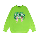 Amiri long sleeve shirts angel twin print