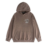 Amiri washed hoodie new arrivalletter logo washed distressed printing