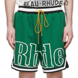 Rhude Shorts Striped Elastic Sport Mesh Basketball Shorts