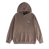 Amiri washed hoodie new arrivalletter logo washed distressed printing
