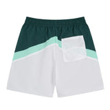 Rhude Shorts Color Matching Alphabet Casual Sports Mesh Shorts Elastic Beach Pants