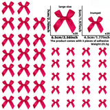 Themed Party Supplies DIY Mini Bow Garland – Double-Sided Polyester Ribbon Bows with Adhesive