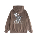Amiri washed hoodie MA washed old print