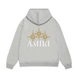 Amiri hoodie bone crack star print