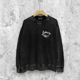 Amiri washed sweatshirt California Hollywood alphabet print washed old