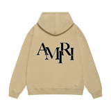 Amiri hoodie overlapping letter print