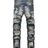 Mens Fashion Jeans damaged #027