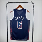 NBA Jerseys 24 Olympics, Team USA, Navy 6, James