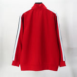 Palm Angels sweatshirt Striped zip-up cardigan