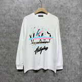 Amiri long sleeve shirts hollywood rainbow printing