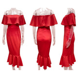 Women Dresses Elegant Fashion Casual Dress (HMR0410)