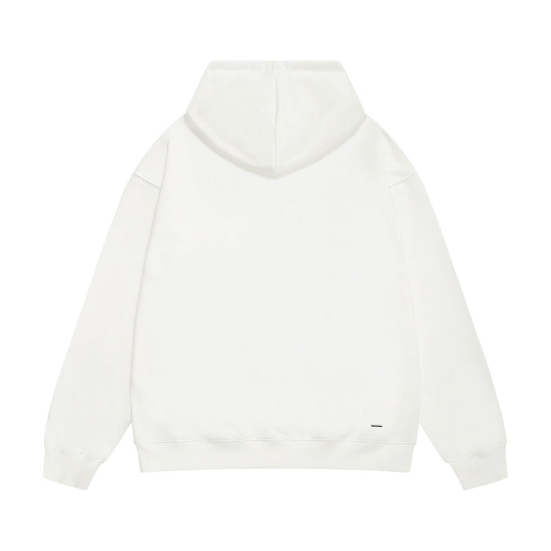 Amiri hoodie colorfulletter horizontal strip printing